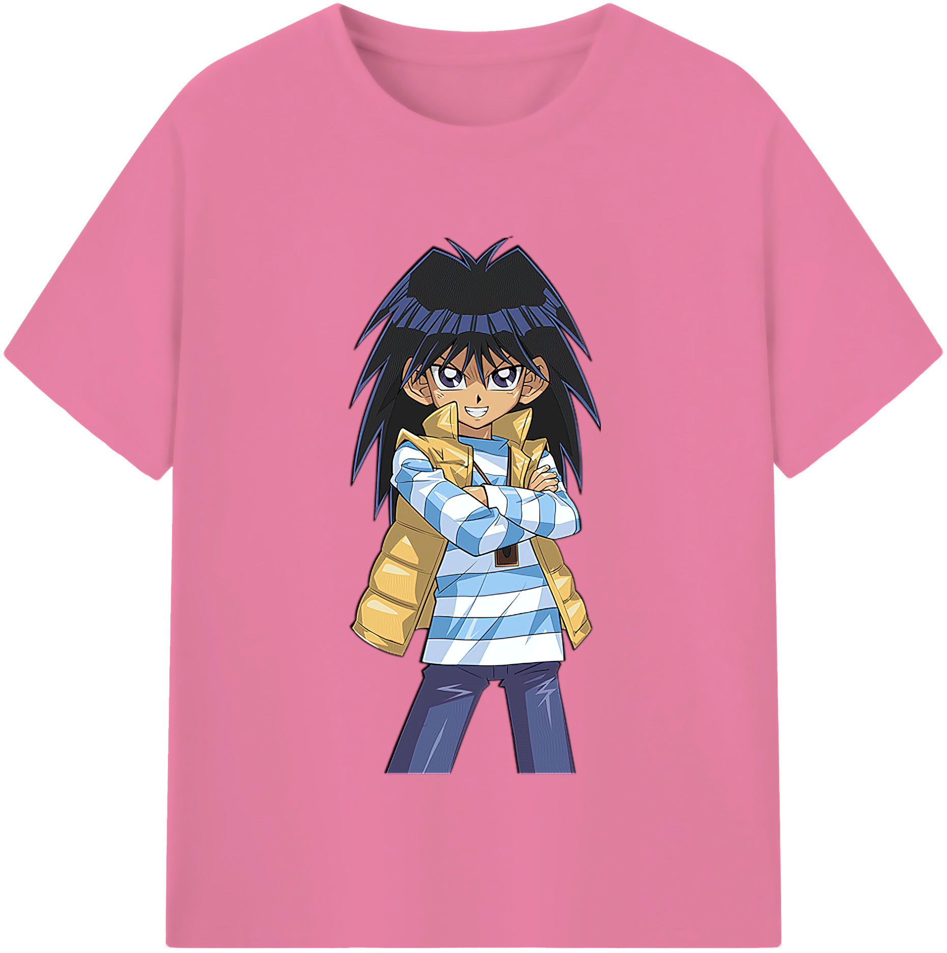 （画像用） 遊☆戯☆王 Yu-Gi-Oh! 綿100％半袖Tシャツ（フロントプリント）